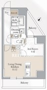 クロスレジデンス高田馬場 512 間取り図