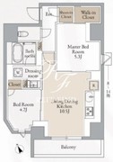 クロスレジデンス高田馬場 506 間取り図