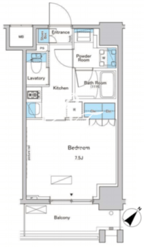 ルフォンプログレ南大塚 902 間取り図