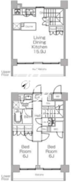 プラウドフラット三軒茶屋2 506 間取り図