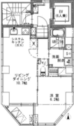 ラスパシオ蔵前レジデンス 401 間取り図