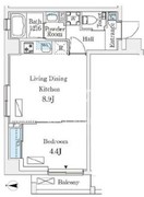 フルハウス飯田橋 102 間取り図