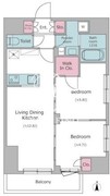 ドゥーエ入谷2 1202 間取り図