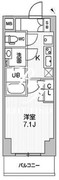 コンフォリア・リヴ千住 204 間取り図 ?>