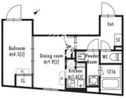 グランパセオ西新宿 306 間取り図
