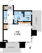 アーデン清澄白河 1005 間取り図