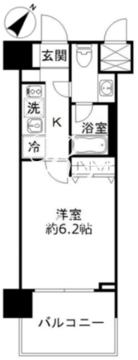 フォレシティ豊洲 607 間取り図