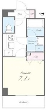 ポルタフォルトゥーナ 204 間取り図