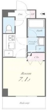 ポルタフォルトゥーナ 304 間取り図