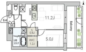 グランデュオ西荻窪2 102 間取り図