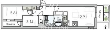 グランデュオ西荻窪2 103 間取り図