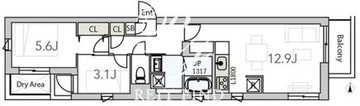 グランデュオ西荻窪2 303 間取り図