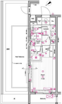 ザ・プレミアムキューブG東中野 326 間取り図