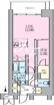 ルネサンスコート錦糸町2 301 間取り図