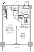プラウドフラット三軒茶屋2 308 間取り図 ?>
