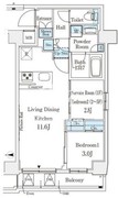 アジールコート山手動坂 209 間取り図