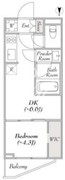 ルミーク本町イースト 205 間取り図