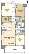 ドゥーエ町屋 702 間取り図