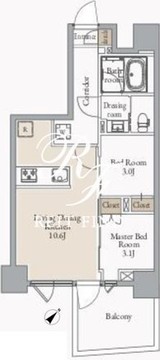 JMFレジデンス蔵前二丁目 502 間取り図