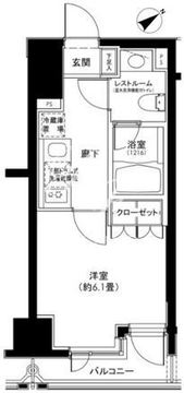 カスタリア日本橋 903 間取り図