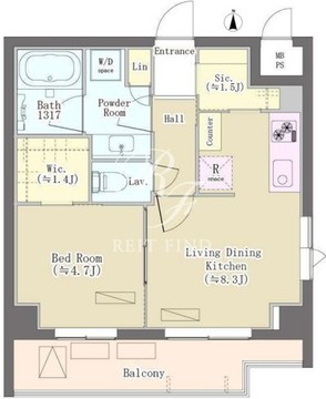 パークレジデンス三軒茶屋 204 間取り図