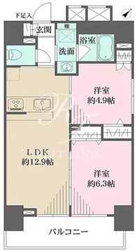 クレストヒル文京千石 A901 間取り図