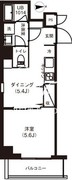 レピュア両国レジデンス 601 間取り図