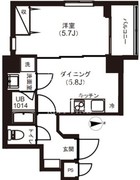 レピュア両国レジデンス 102 間取り図