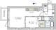 オースクエア豪徳寺 301 間取り図