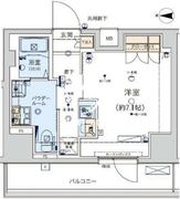 ジェノヴィア東日本橋駅前グリーンヴェール 1005 間取り図