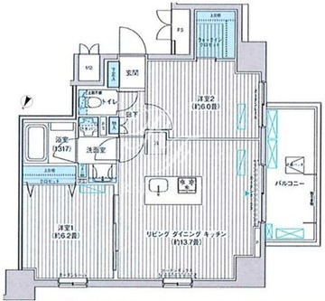 マイトリィ四谷 1101 間取り図