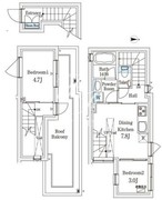アグレシオテラス恵比寿 207 間取り図