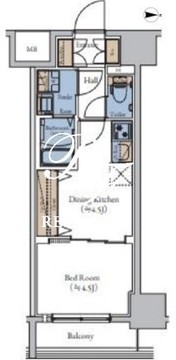 エスティメゾン大森 202 間取り図