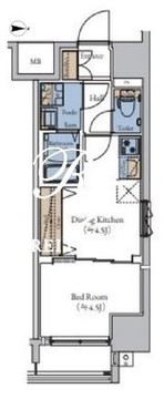 エスティメゾン大森 1108 間取り図