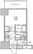 レジディア蒲田4 404 間取り図