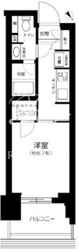 パークタワー勝どき M-911 間取り図