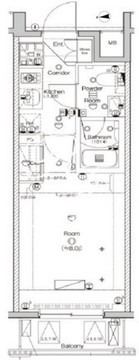 シーフォルム外苑前 802 間取り図