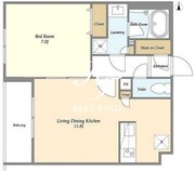 テラスミーレ文京弥生 308 間取り図