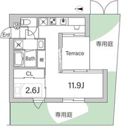 グランデュオ代々木3 103 間取り図