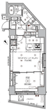 リルシア東向島2 601 間取り図