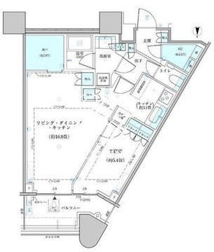 パークタワー勝どき S-3606 間取り図