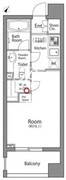 レジディア池袋ウエスト 702 間取り図