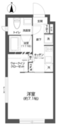 プラティーク森下 303 間取り図