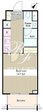 レムリア浅草 802 間取り図