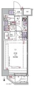 ガリシア中野富士見町 201 間取り図