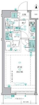 ガリシア中野富士見町 204 間取り図