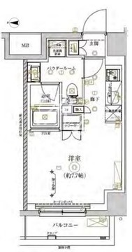 リルシアシティ北新宿 101 間取り図