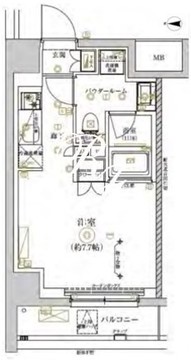 リルシアシティ北新宿 502 間取り図