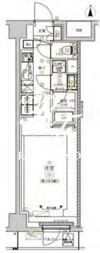 リルシアシティ北新宿 507 間取り図