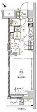 リルシアシティ北新宿 310 間取り図